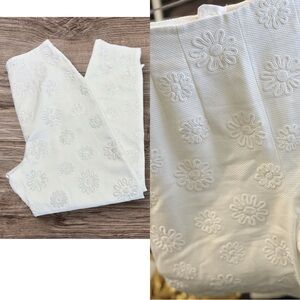 Carmen Marc Valvo Vintage Embroidered Pants